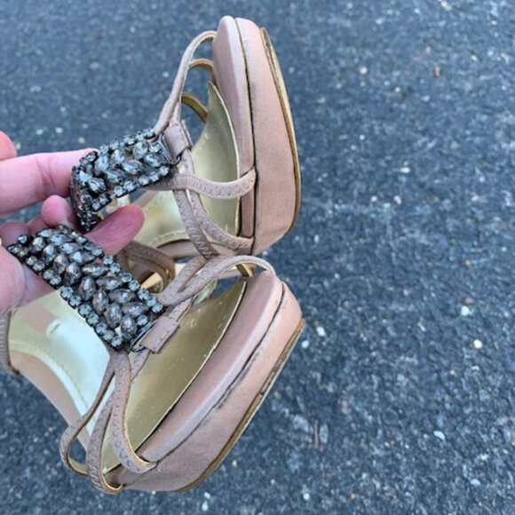 Nine West heeled sandals size 7.5 - Picture 5 of 13